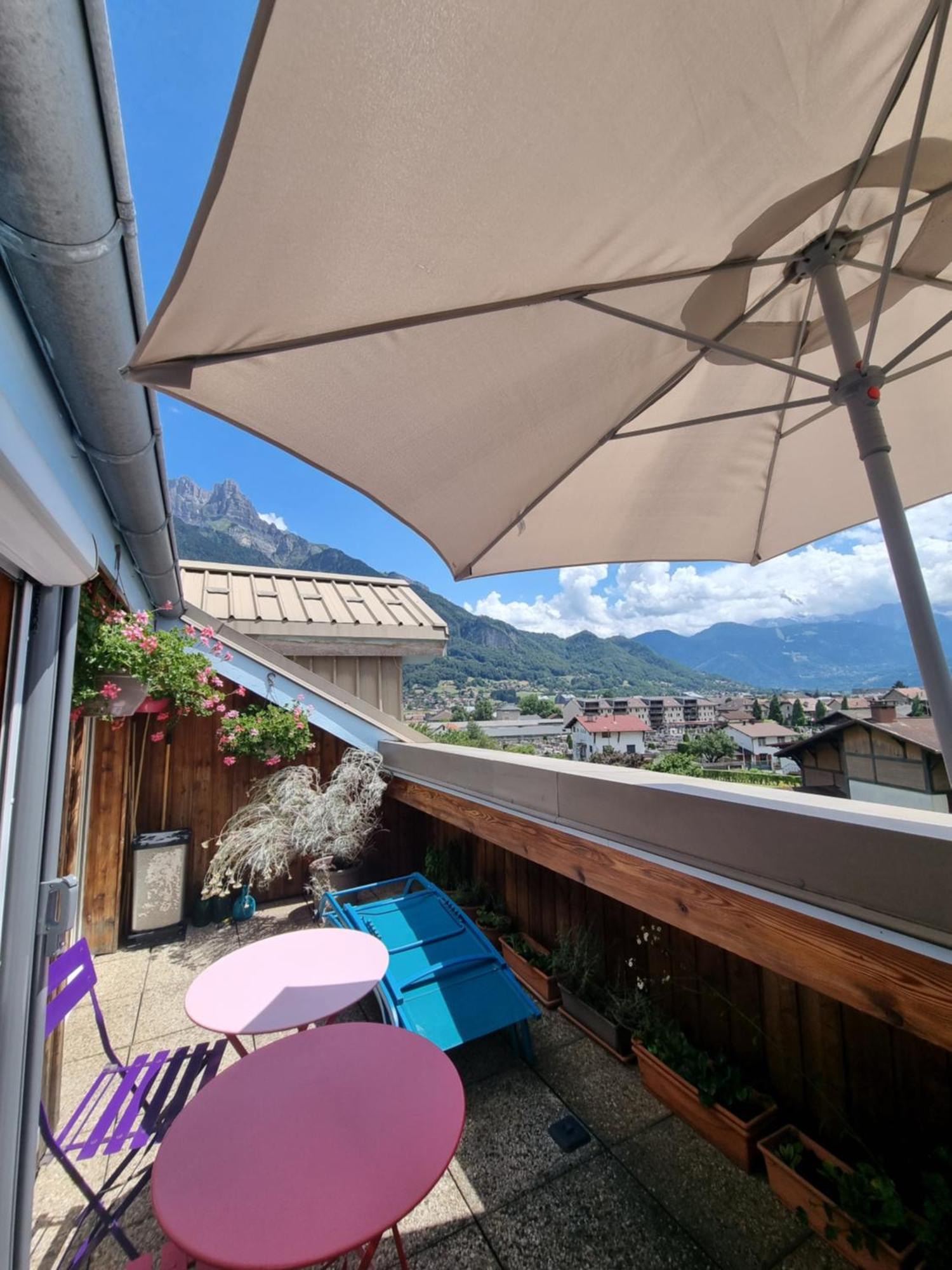 Ferienwohnung Vue Magique Sallanches Exterior foto